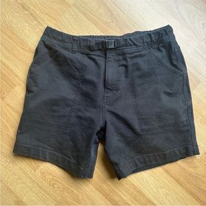 Topo Designs Mountain Shorts Black Large